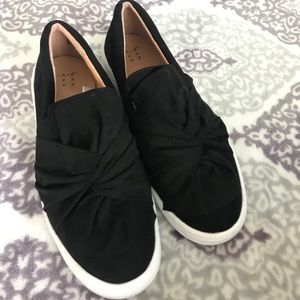 Black Slip Ons